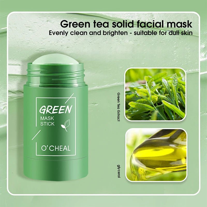 Masque Stick Visage (Thé Vert & Miel) – Nettoyant & Purifiant - La Tienda Bella