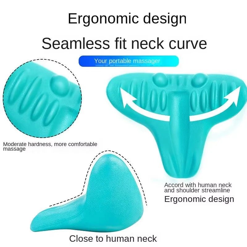 Massage Pillow Cervical Traction Cervical Muscle Relaxer Massager Shoulder Neck Traction Correction for Relief Spine Alignment - La Tienda Bella