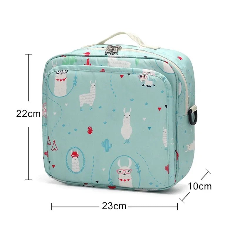 Maternity Bag Baby Diaper Bags for Disposable Reusable Fashion Prints Wet Diaper Bag Double Handle Wetbags- La Tienda Bella