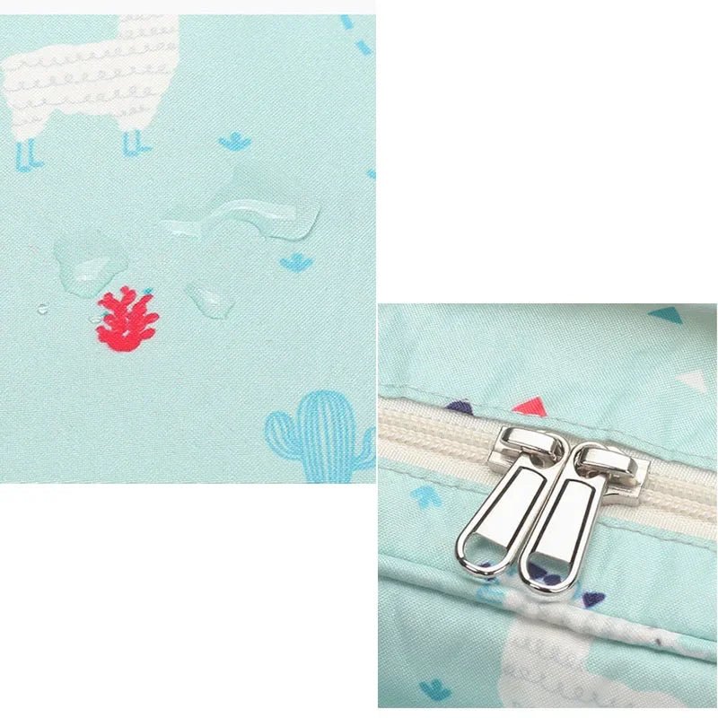 Maternity Bag Baby Diaper Bags for Disposable Reusable Fashion Prints Wet Diaper Bag Double Handle Wetbags- La Tienda Bella