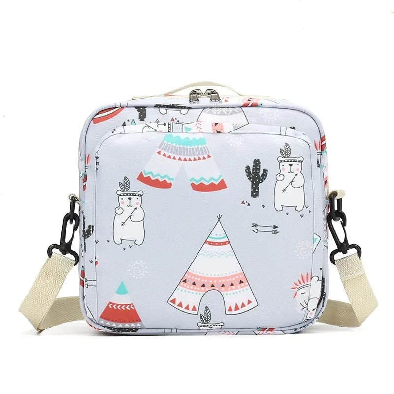 Maternity Bag Baby Diaper Bags for Disposable Reusable Fashion Prints Wet Diaper Bag Double Handle Wetbags- La Tienda Bella