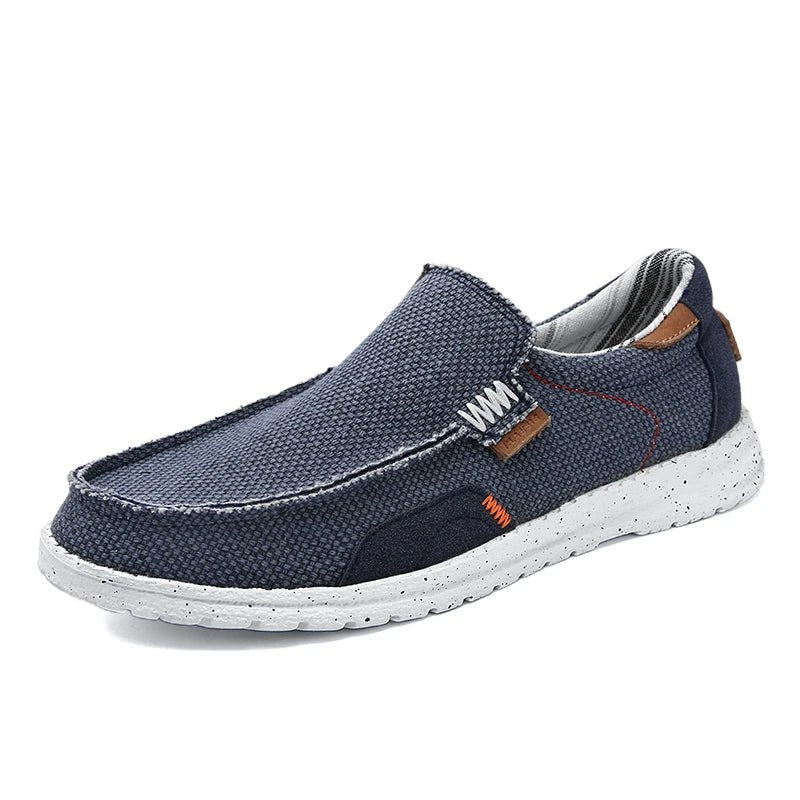 Men Canvas Shoes Slip On Loafers Summer Breathable Sneakers Men Comfty Casual Men Shoes Lightweight Flats Men Walking Zapatos - La Tienda Bella