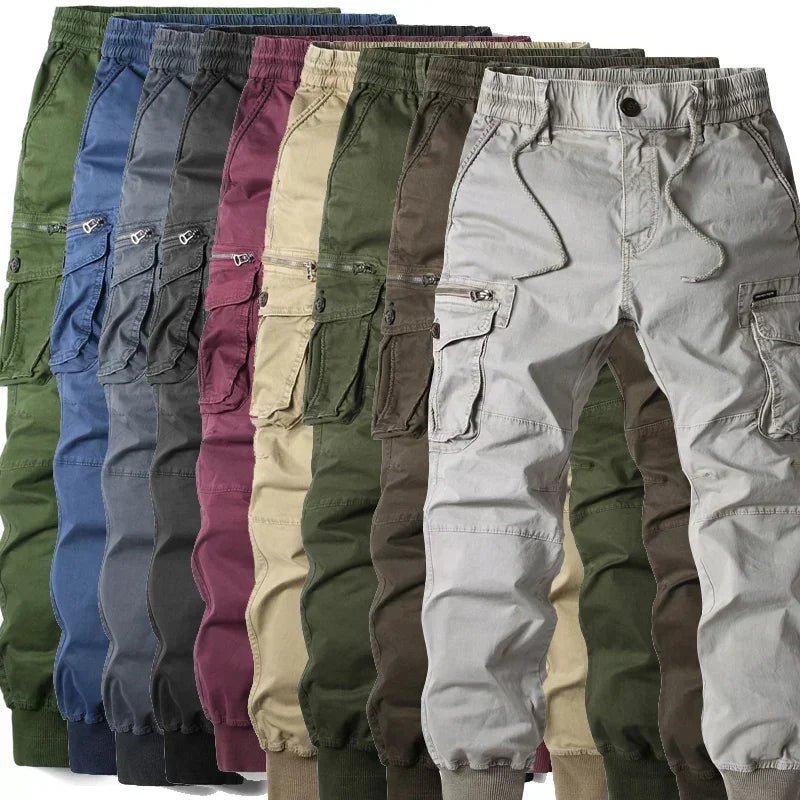 Men Military Tactical Pants Men Washed Overalls Men Beam Pants Male Streetwear Casual Cargo Pants for Men Trousers - La Tienda Bella