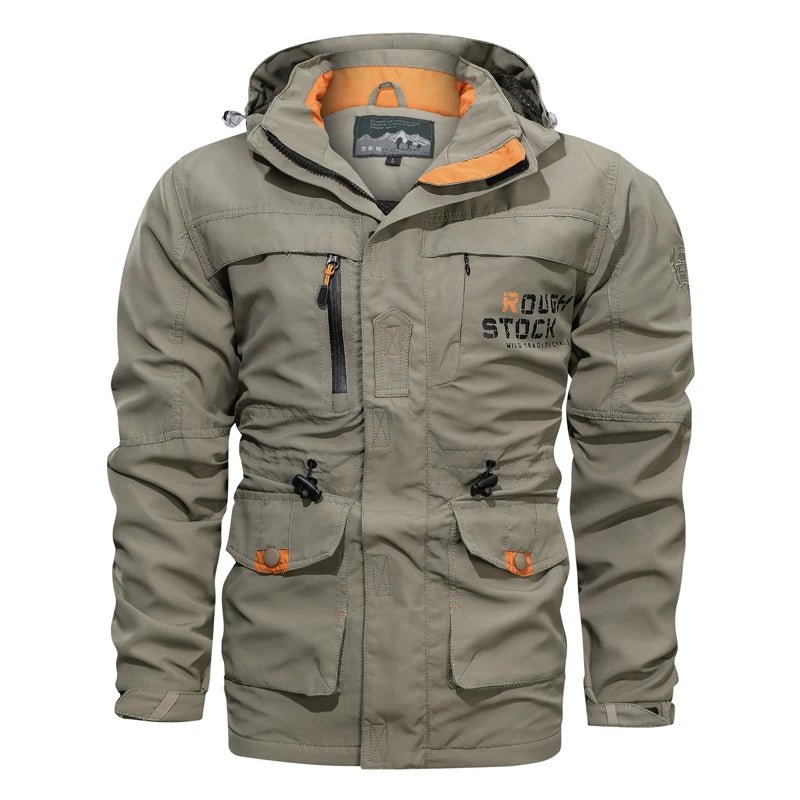 Men Outdoor Jacket Spring Autumn New Hooded Casual Jacket Men Windproof Windbreaker Coat Men Camping Lnterchange Jacket Men - La Tienda Bella