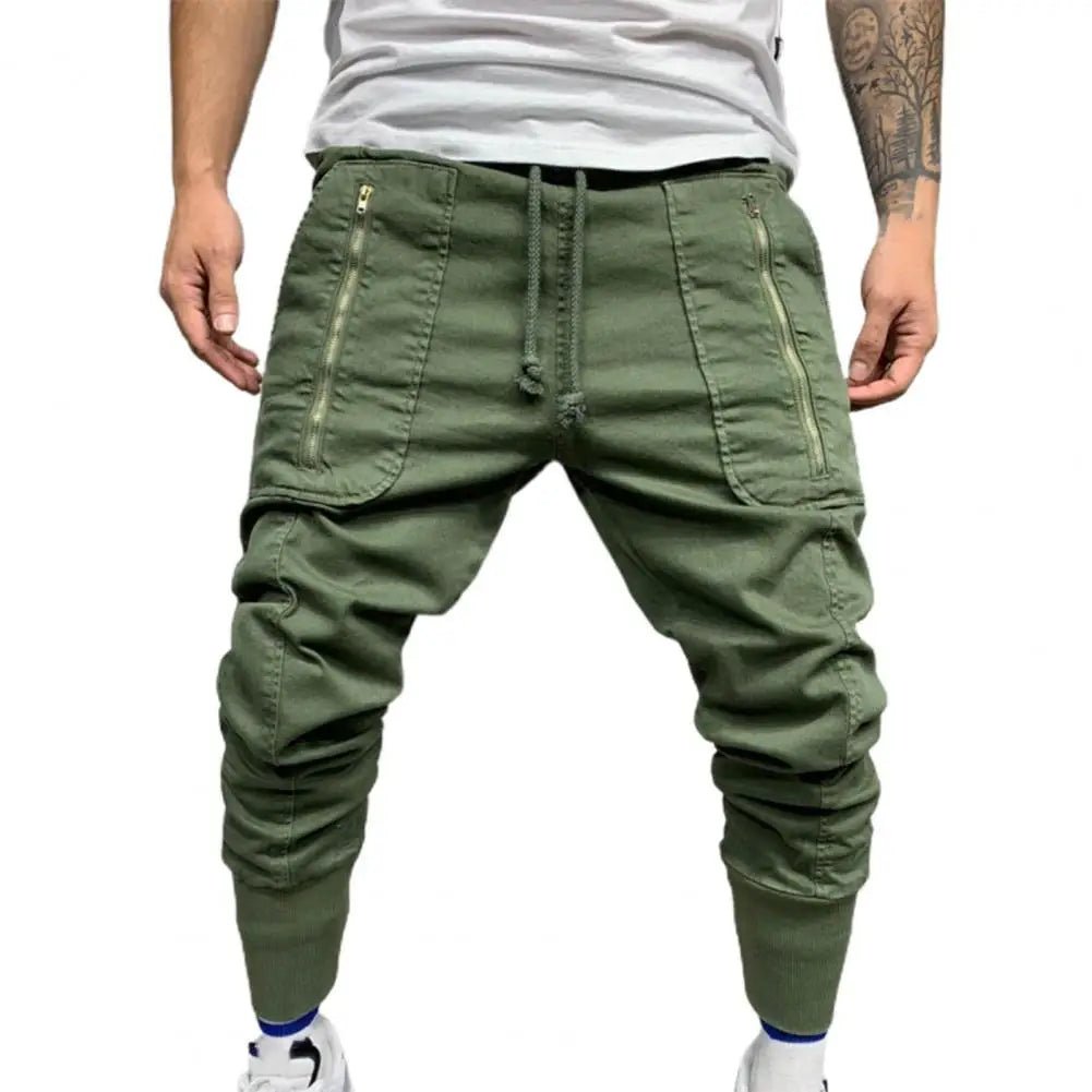 Men Pants Fantastic Fashion Men Long Cargo Trousers Slim Men Trousers - La Tienda Bella