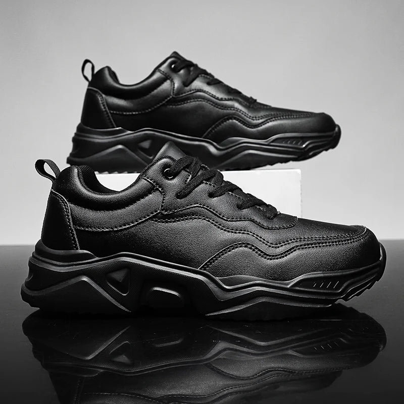Men Shoes New Leather Casual Shoes for Men Winter Autumn Sneakers Men Waterproof Lightweight Tenis - La Tienda Bella