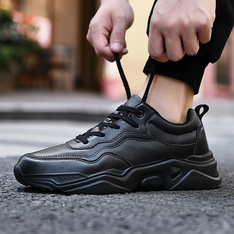 Men Shoes New Leather Casual Shoes for Men Winter Autumn Sneakers Men Waterproof Lightweight Tenis - La Tienda Bella