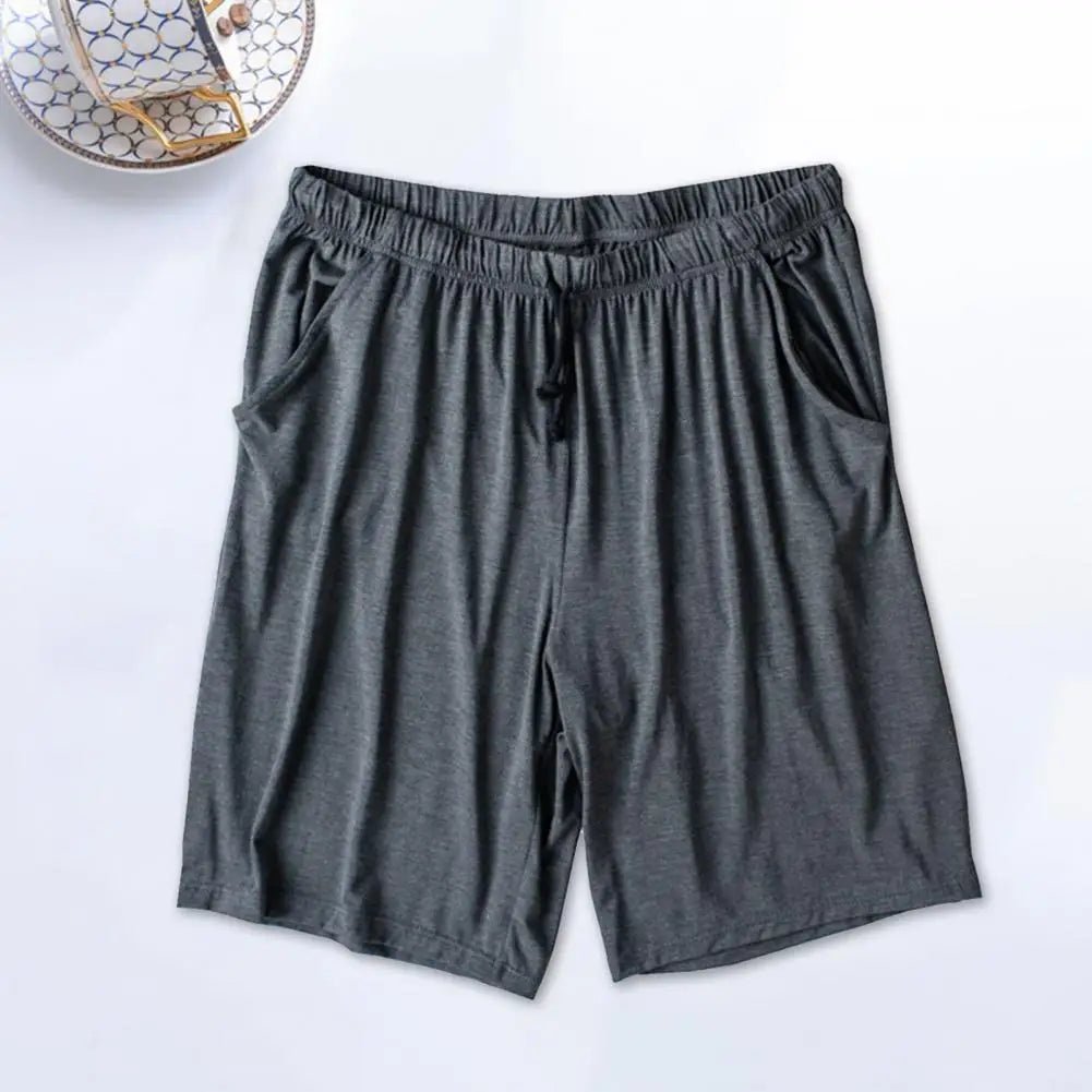 Men Silky Shorts Modal Summer Men Pajama Shorts Stay Cool Comfortable Men Shorts All - match Drawstring Shorts Men Accessories - La Tienda Bella