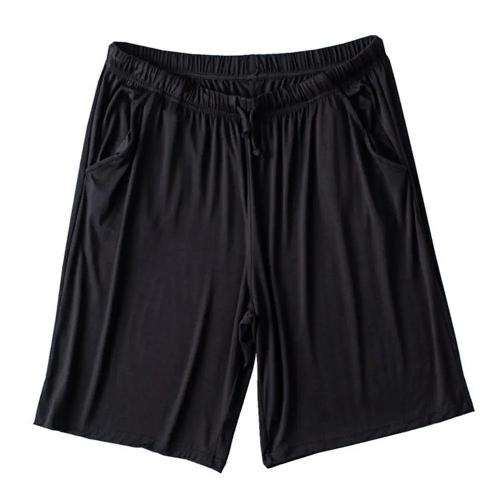 Men Silky Shorts Modal Summer Men Pajama Shorts Stay Cool Comfortable Men Shorts All - match Drawstring Shorts Men Accessories - La Tienda Bella