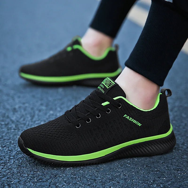 Men Sneakers Lightweight Men Casual Shoes Plus Size Men Sport Shoes Non - Slip Mesh Breathable Shoes Men Flats Walking Shoes - La Tienda Bella