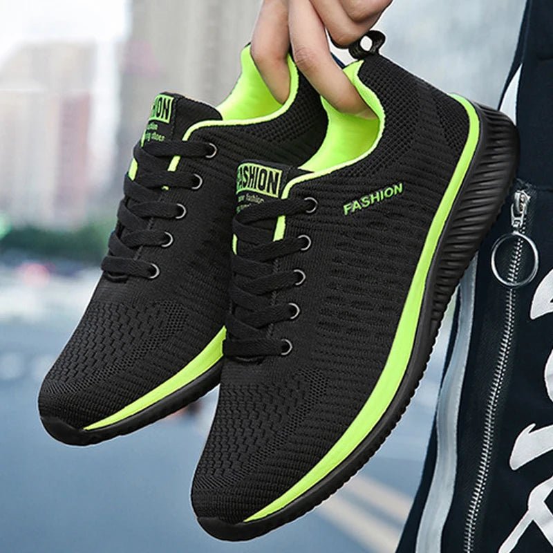 Men Sneakers Lightweight Men Casual Shoes Plus Size Men Sport Shoes Non - Slip Mesh Breathable Shoes Men Flats Walking Shoes - La Tienda Bella