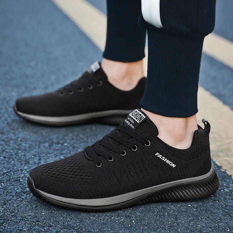 Men Sneakers Lightweight Men Casual Shoes Plus Size Men Sport Shoes Non - Slip Mesh Breathable Shoes Men Flats Walking Shoes - La Tienda Bella
