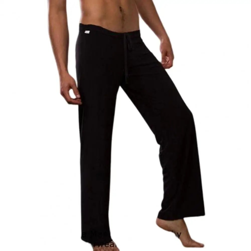 Men Sweatpants Trendy Soft Pajama Pants For Men Quick Dry Straight Full Length Men Gym Pants Men Clothing - La Tienda Bella