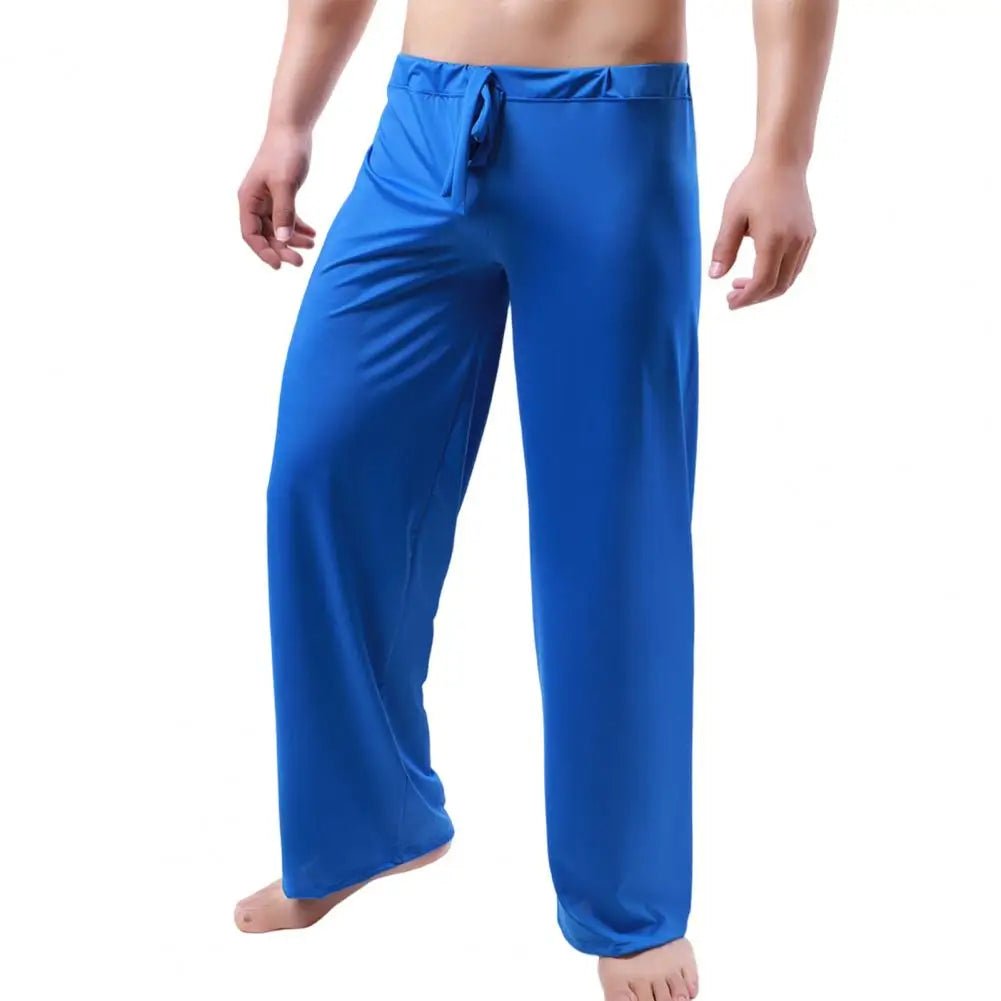 Men Sweatpants Trendy Soft Pajama Pants For Men Quick Dry Straight Full Length Men Gym Pants Men Clothing - La Tienda Bella