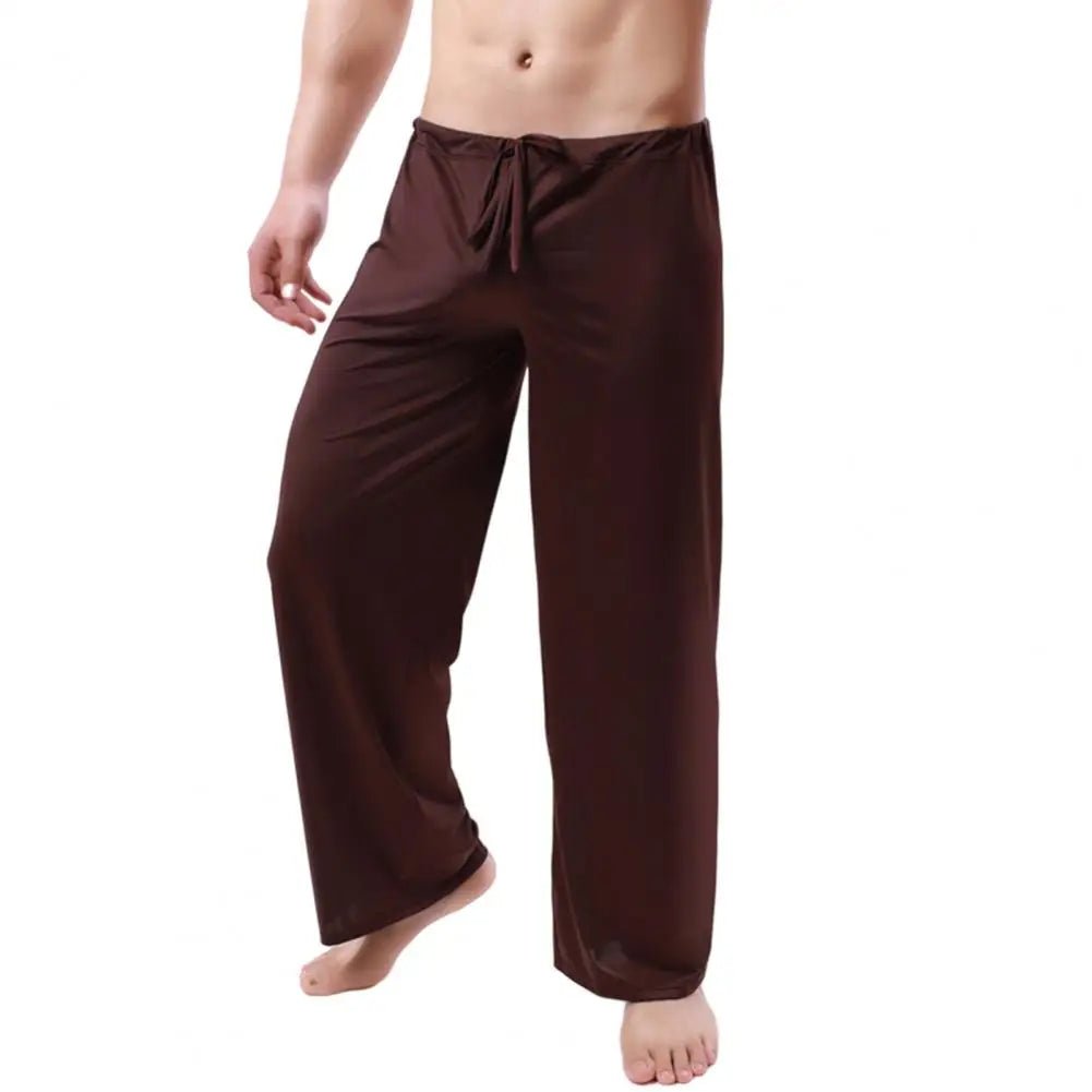 Men Sweatpants Trendy Soft Pajama Pants For Men Quick Dry Straight Full Length Men Gym Pants Men Clothing - La Tienda Bella