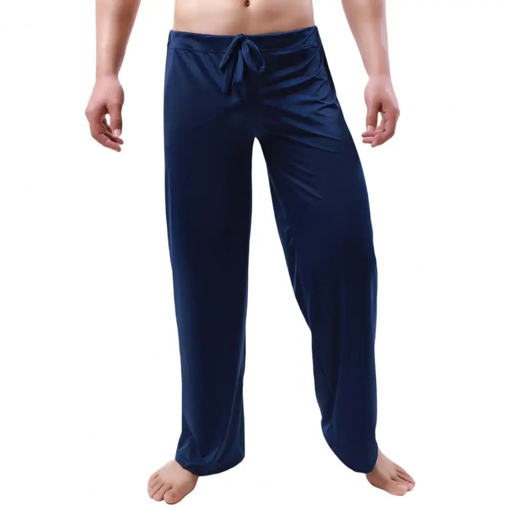 Men Sweatpants Trendy Soft Pajama Pants For Men Quick Dry Straight Full Length Men Gym Pants Men Clothing - La Tienda Bella