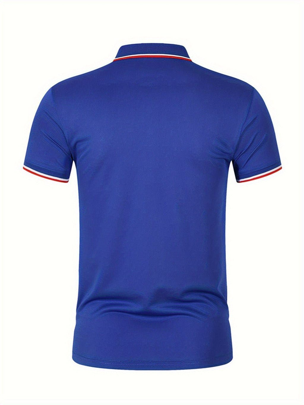 Men'S Breathable Casual Polo Shirt With Shark Fin Design - V - Neck, Short Sleeve, Summer Golf & Tennis Top In Black, Navy, Blue, And Dark Green Polo Shirt For Men Golf Polo Shirt For Men - La Tienda Bella