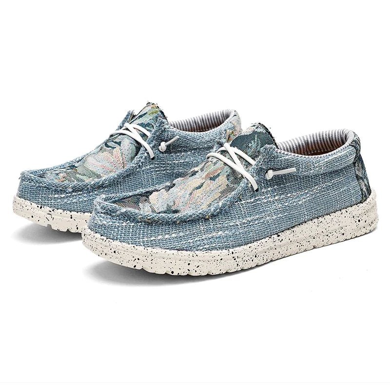 Men's Canvas Shoes Sneakers Outdoor Men Canvas Loafers Designer Graffiti Men vulcanized Flat Men Walking Moccasins Men Sneakers - La Tienda Bella