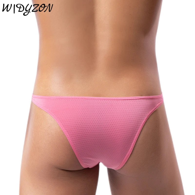 Mesh Men Underwear Sexy Men Briefs Underwear Thin Breathable Bikini Men Jockstrap Cuecas Penis Pouch Briefs Men Sissy Panties - La Tienda Bella