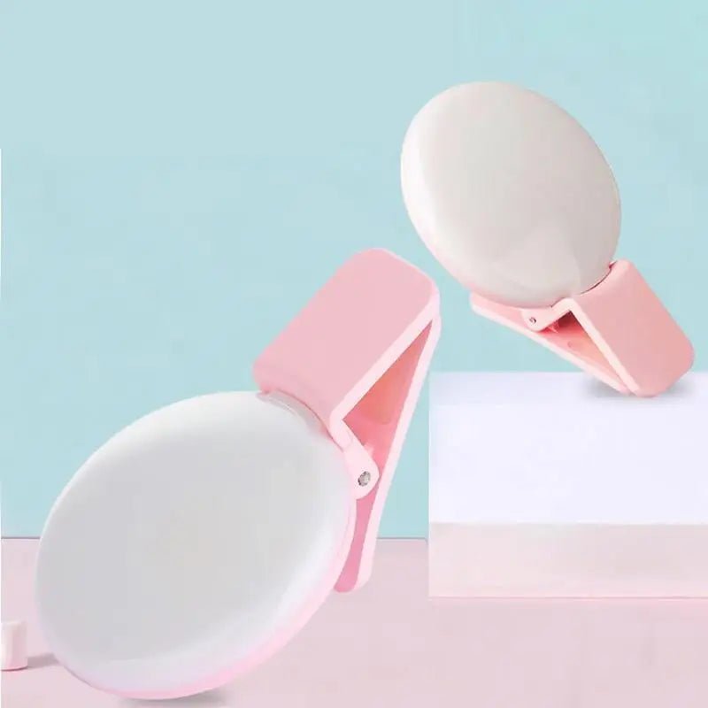 Mini LED Selfie Light Portable Mobile Phone Selfie Lamp Selfie Clip Light Photography Clip Fill Light Accessories - La Tienda Bella