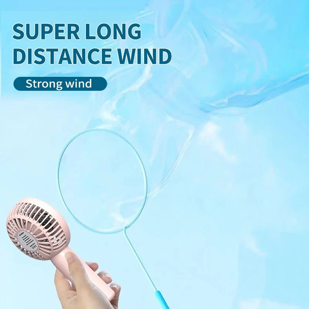 Mini Portable Fans Handheld USB Rechargeable Quiet Handheld Fans Air cooler Outdoor Travel Hand Fan ventilateur portable Fan - La Tienda Bella