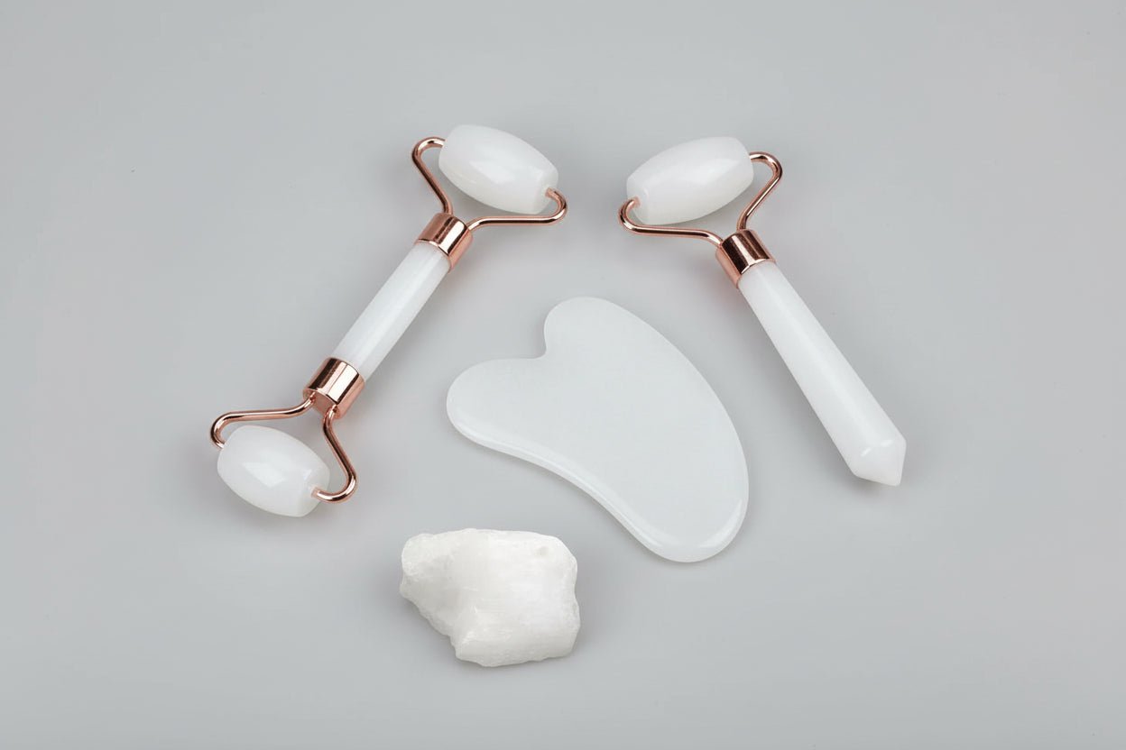 Mini Rouleau de Jade Portable - Massage Yeux et Visage - La Tienda Bella