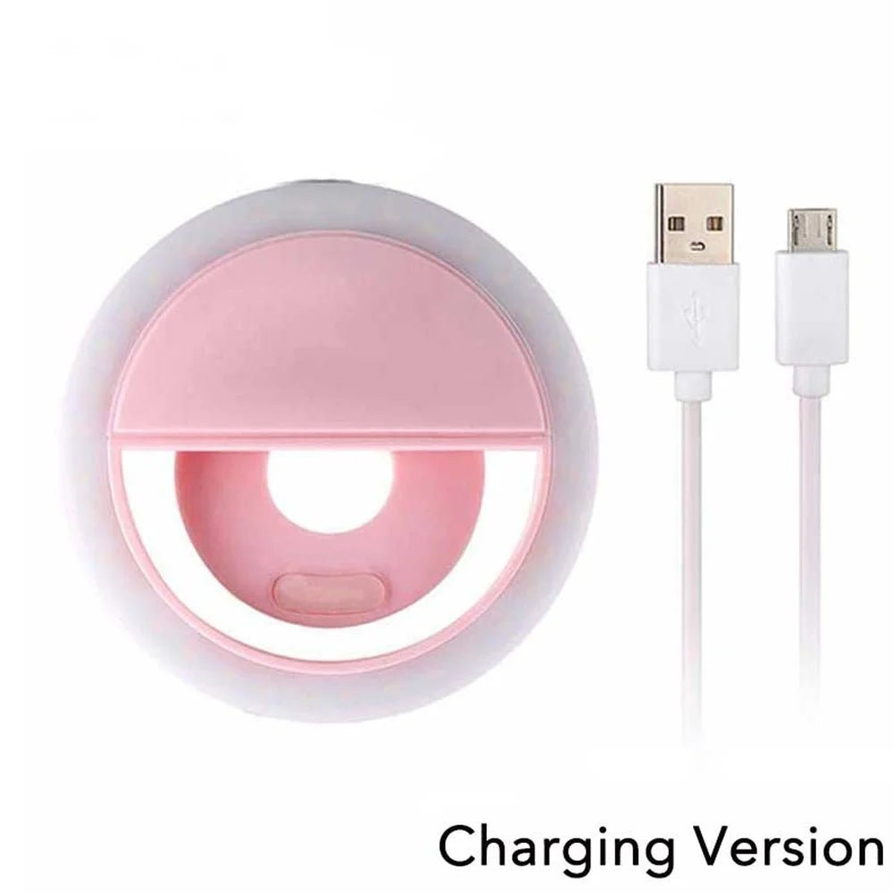 Mobile Phone LED Selfie Ring Light Portable USB Charge Selfie Fill Light Phone Live Broadcast Video LED Lamp For All Smartphone - La Tienda Bella