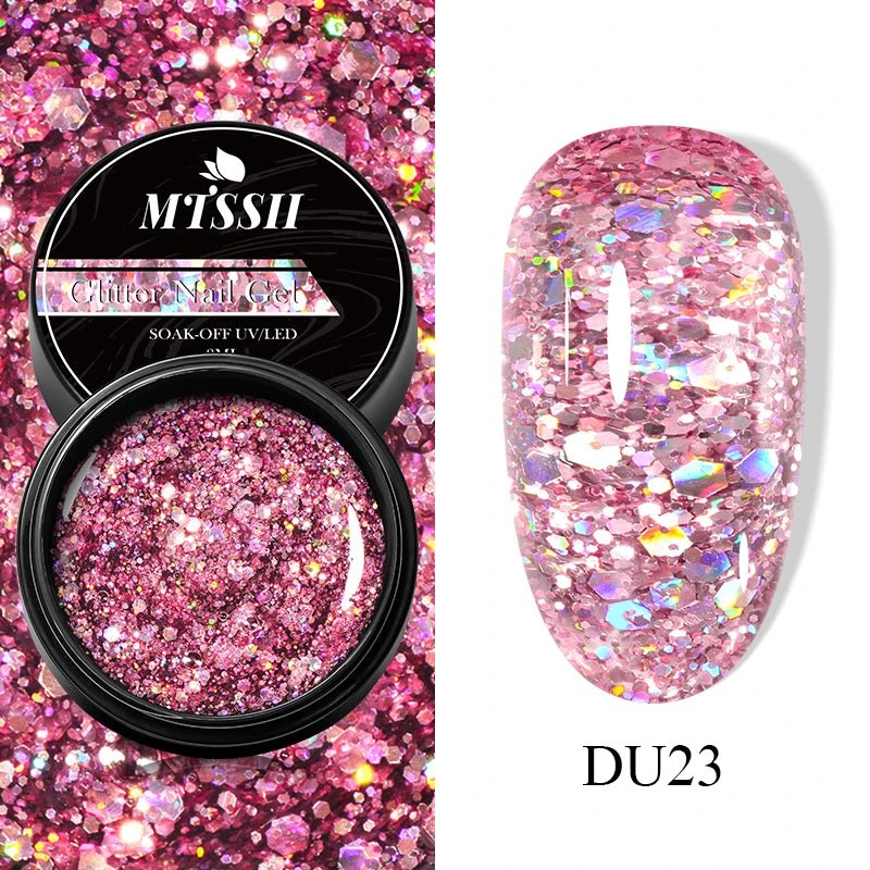Mtssii 8ML Quick Extension Nail Gel Vernis Nude Milk White Gel Nail Polish UV Semi Permanent Nails Art For Manicure Tools - La Tienda Bella
