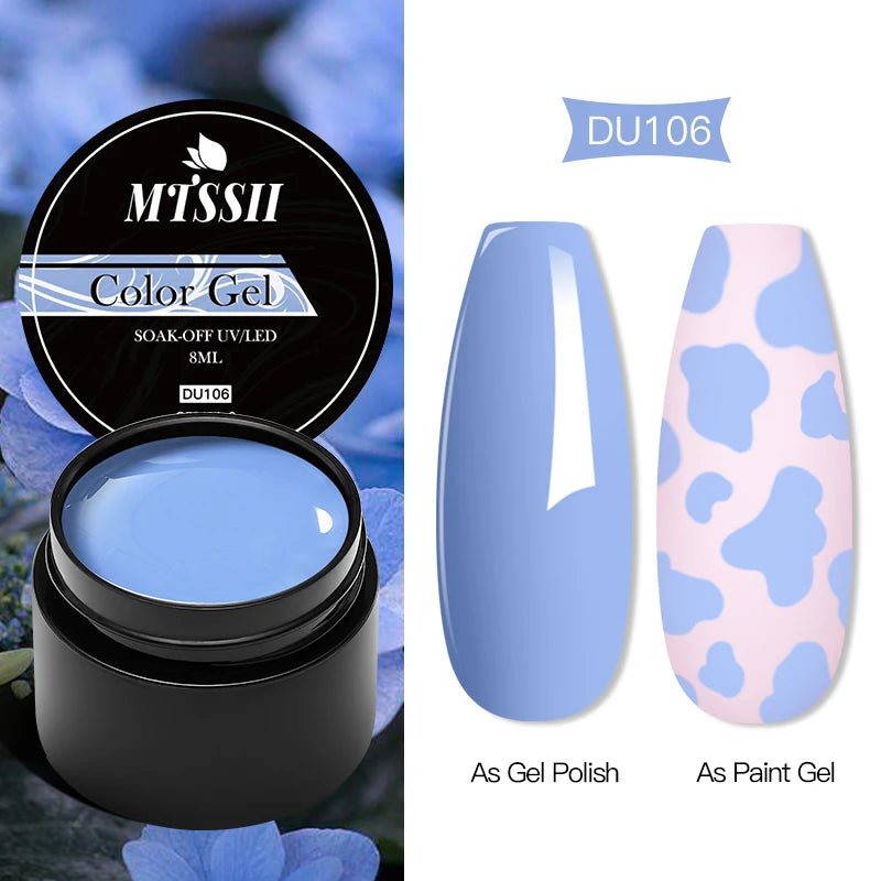 Mtssii 8ML Quick Extension Nail Gel Vernis Nude Milk White Gel Nail Polish UV Semi Permanent Nails Art For Manicure Tools - La Tienda Bella