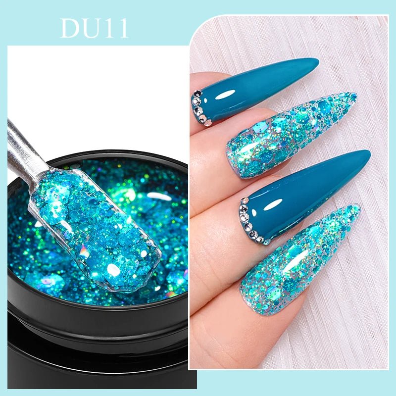 Mtssii 8ML Quick Extension Nail Gel Vernis Nude Milk White Gel Nail Polish UV Semi Permanent Nails Art For Manicure Tools - La Tienda Bella