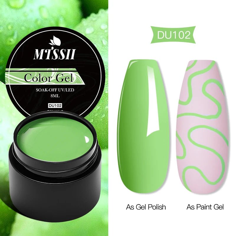 Mtssii 8ML Quick Extension Nail Gel Vernis Nude Milk White Gel Nail Polish UV Semi Permanent Nails Art For Manicure Tools - La Tienda Bella