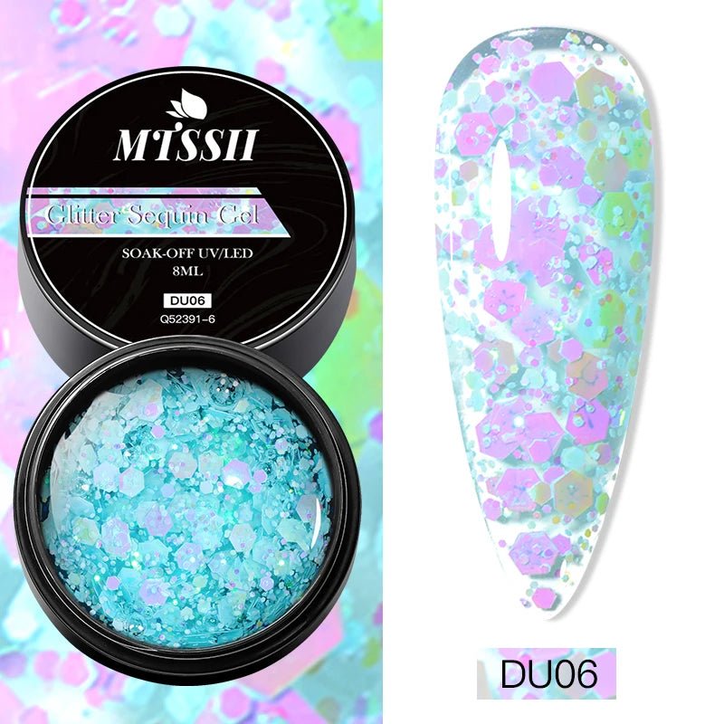 Mtssii 8ML Quick Extension Nail Gel Vernis Nude Milk White Gel Nail Polish UV Semi Permanent Nails Art For Manicure Tools - La Tienda Bella