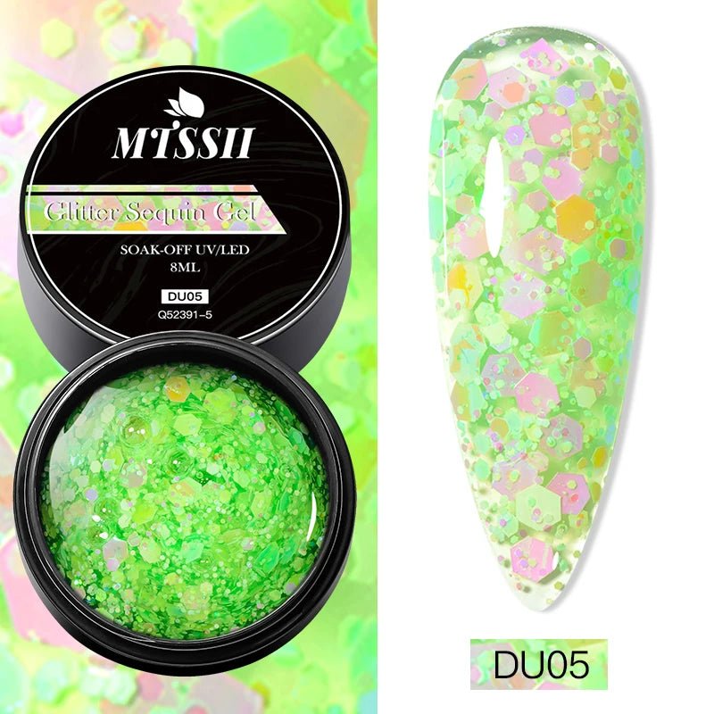 Mtssii 8ML Quick Extension Nail Gel Vernis Nude Milk White Gel Nail Polish UV Semi Permanent Nails Art For Manicure Tools - La Tienda Bella