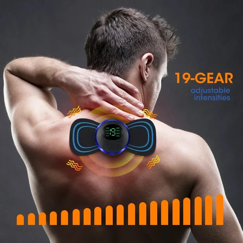 Neck Rechargeable Massager Electric Neck Massage Cervical Vertebra Massage Patch for Muscle Pain Relief,Support Dropshipping - La Tienda Bella