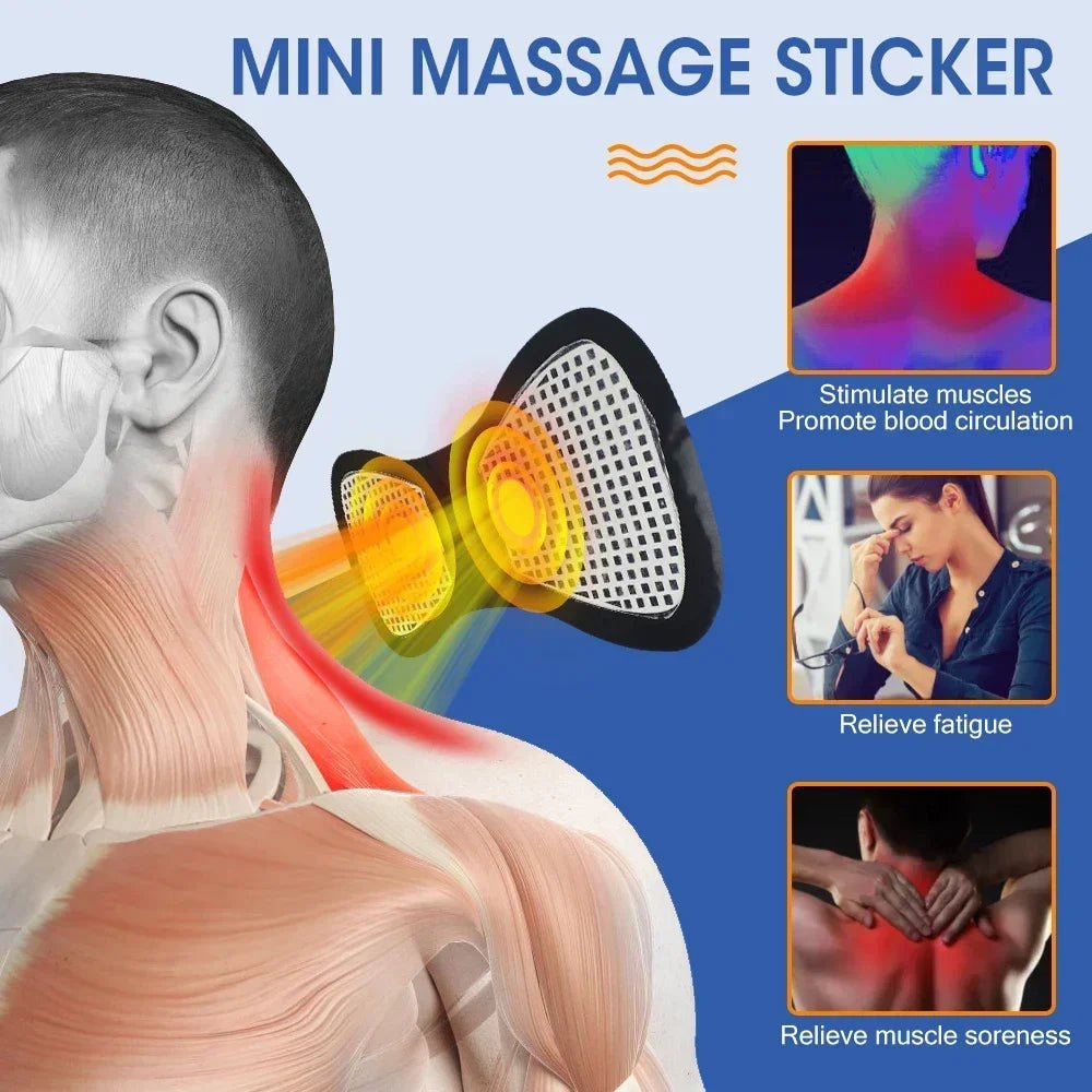 Neck Rechargeable Massager Electric Neck Massage Cervical Vertebra Massage Patch for Muscle Pain Relief,Support Dropshipping - La Tienda Bella