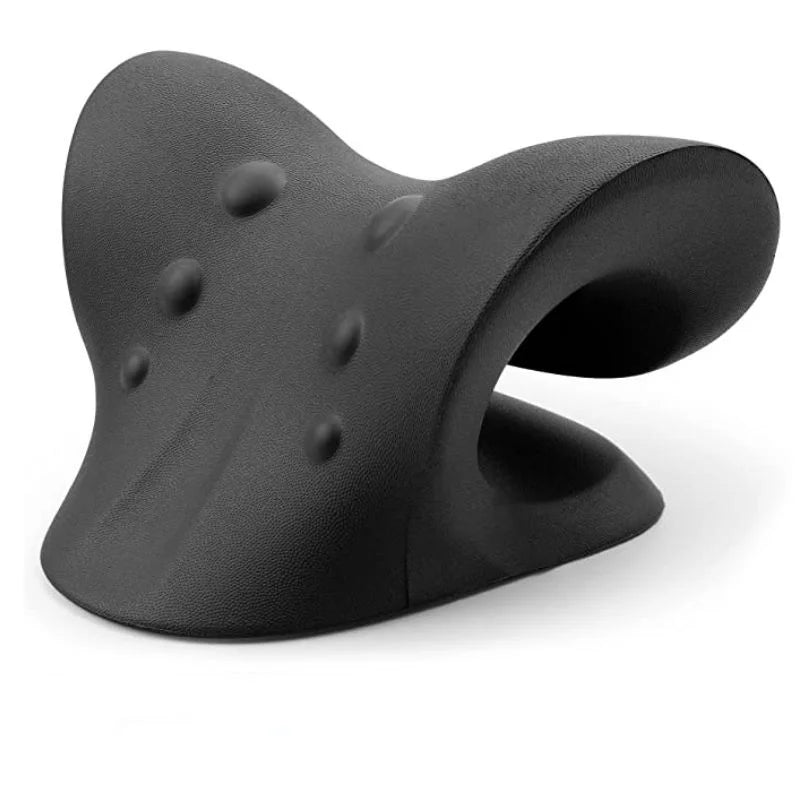 Neck Shoulder Stretcher Relaxer Cervical Chiropractic Traction Device Massage Pillow for Pain Relief Cervical Spine Alignment - La Tienda Bella