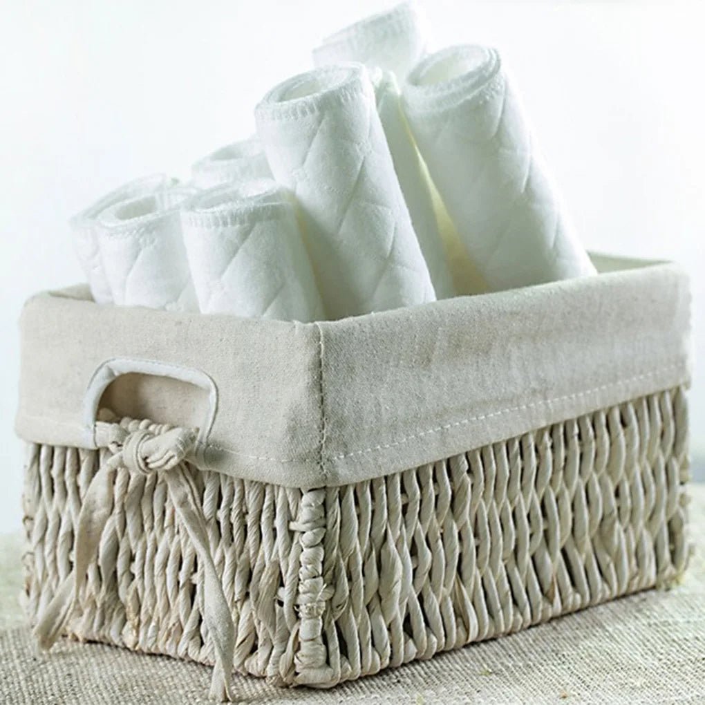 New 10PCS/Set Baby Reusable Diaper Washable Ecological Cotton Diapers 3Layers Cloth Nappies - La Tienda Bella
