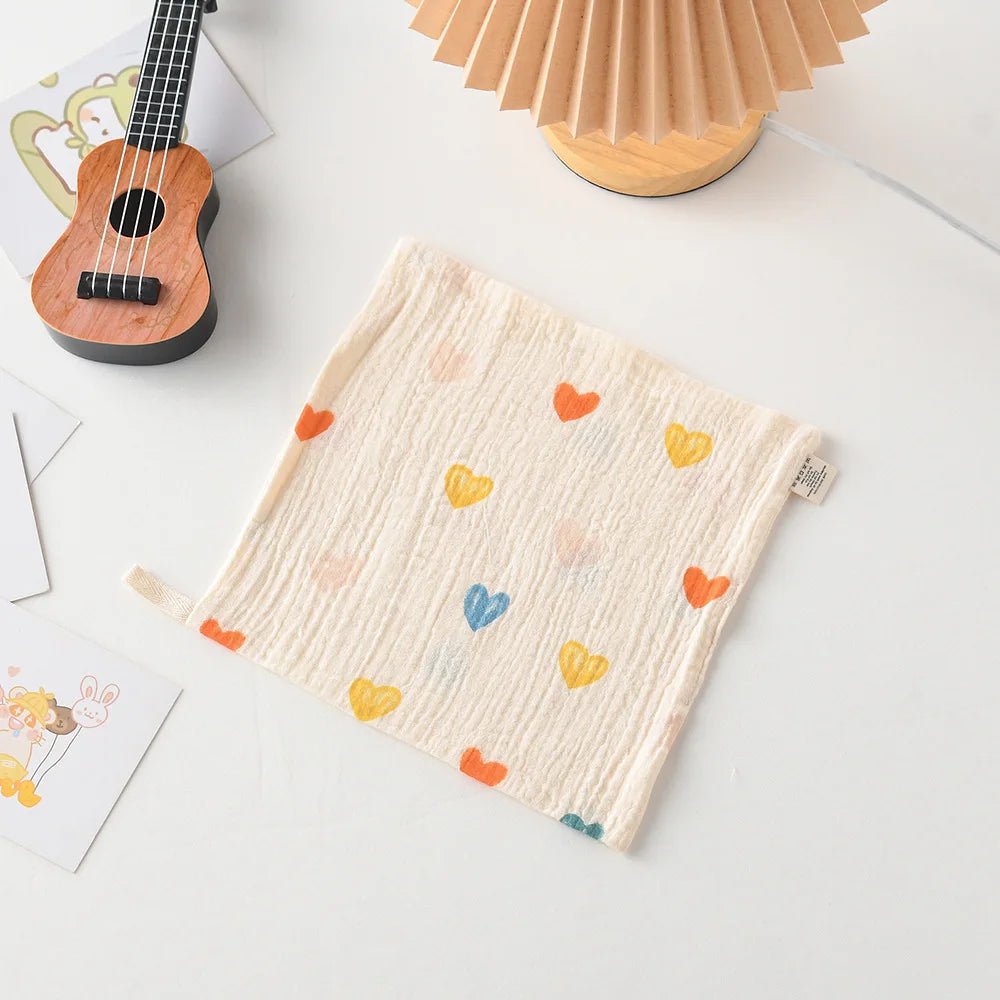 New Baby Cotton Square Towels Infant Wash Hand Face Wipes Washcloth Facecloth Handkerchief - La Tienda Bella