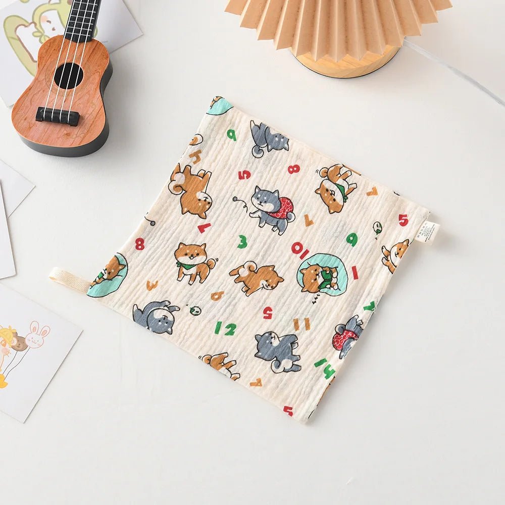 New Baby Cotton Square Towels Infant Wash Hand Face Wipes Washcloth Facecloth Handkerchief - La Tienda Bella