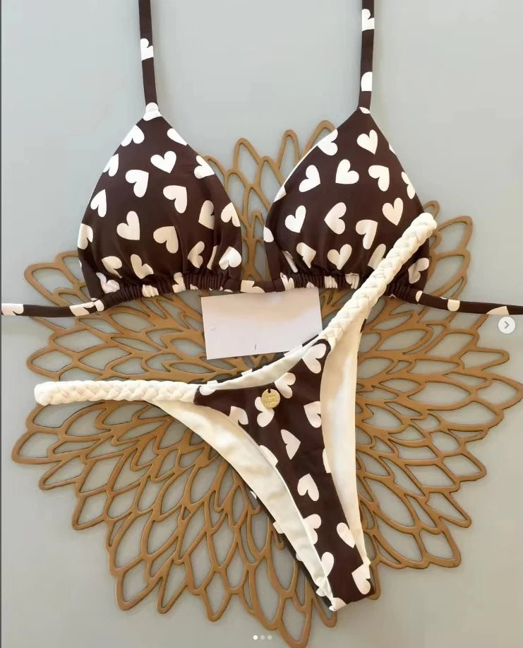 New Bikini Women Swimsuit Beach Vacation Swimwear Leopard Printed Sexy Bikini Set - La Tienda Bella