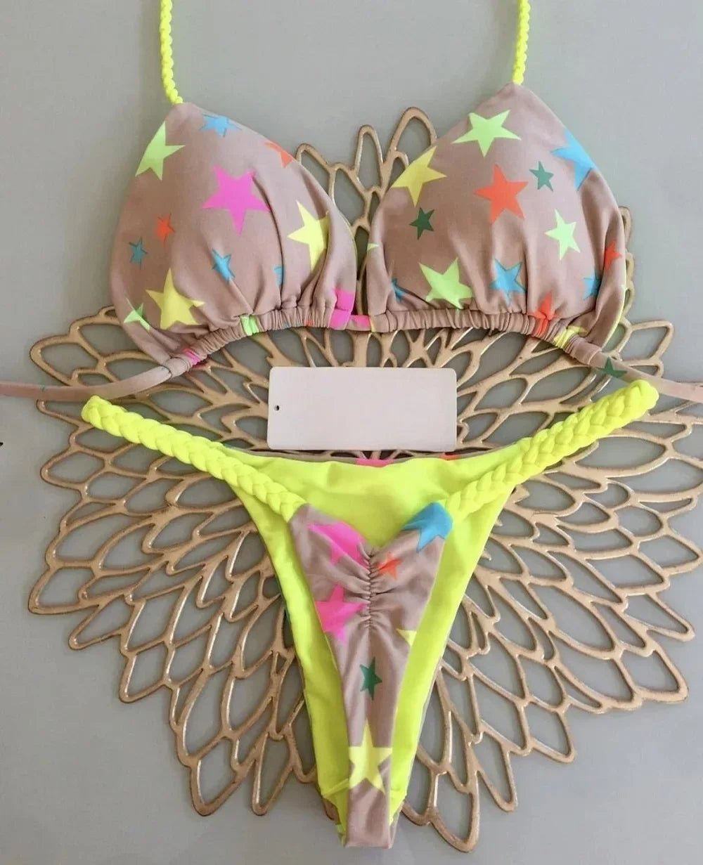 New Bikini Women Swimsuit Beach Vacation Swimwear Leopard Printed Sexy Bikini Set - La Tienda Bella