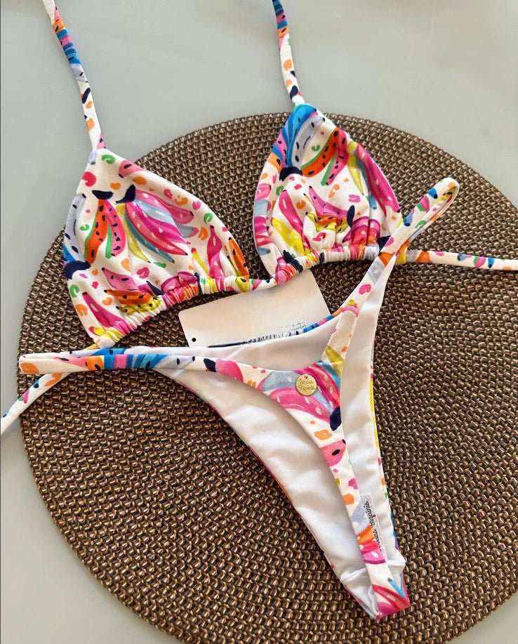 New Bikini Women Swimsuit Beach Vacation Swimwear Leopard Printed Sexy Bikini Set - La Tienda Bella