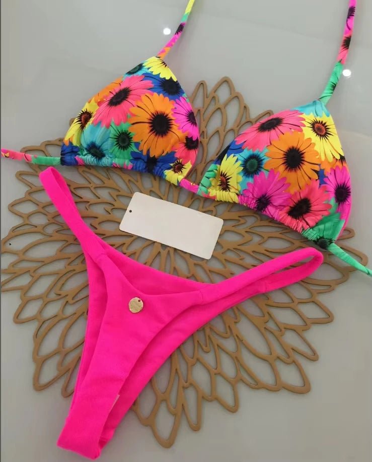 New Bikini Women Swimsuit Beach Vacation Swimwear Leopard Printed Sexy Bikini Set - La Tienda Bella