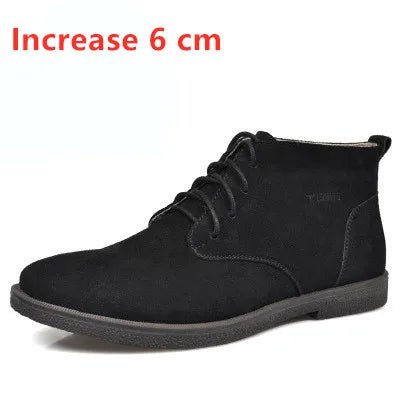 New Men Shoes Winter boots Suede Leather Boots Men Snow Boots Waterproof Winter Shoes Leather Men Ankle Boots Fur Men Shoes - La Tienda Bella