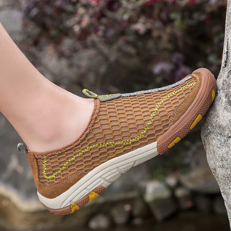 New Men Sneakers Men Loafers Summer Walking Shoes Fashion Breathable Mesh Men Casual Shoes Men Flat Zapatillas Hombre Size 38 - 47 - La Tienda Bella