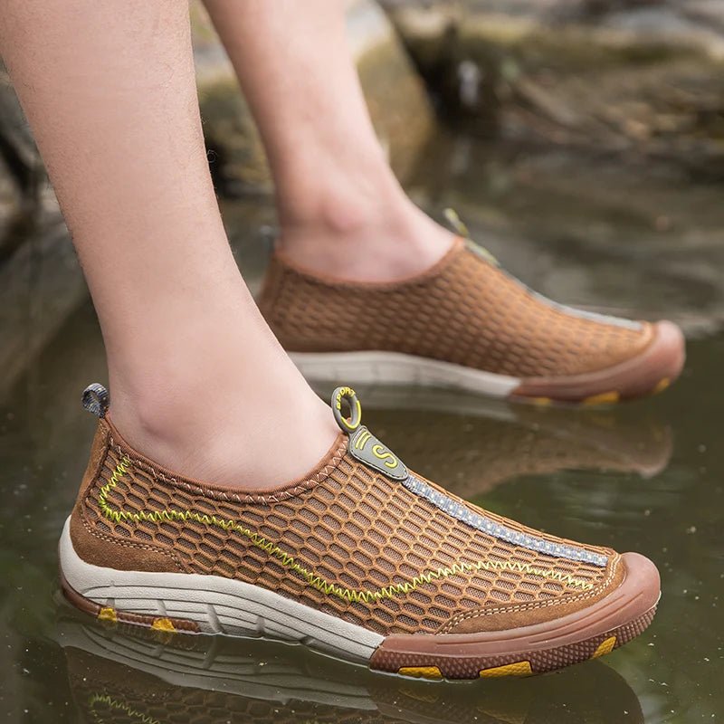 New Men Sneakers Men Loafers Summer Walking Shoes Fashion Breathable Mesh Men Casual Shoes Men Flat Zapatillas Hombre Size 38 - 47 - La Tienda Bella