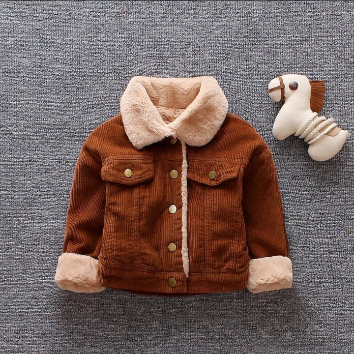 Cozy Winter Fashion Baby Thicken Warm Jacket Toddler Kids Coat - La Tienda Bella