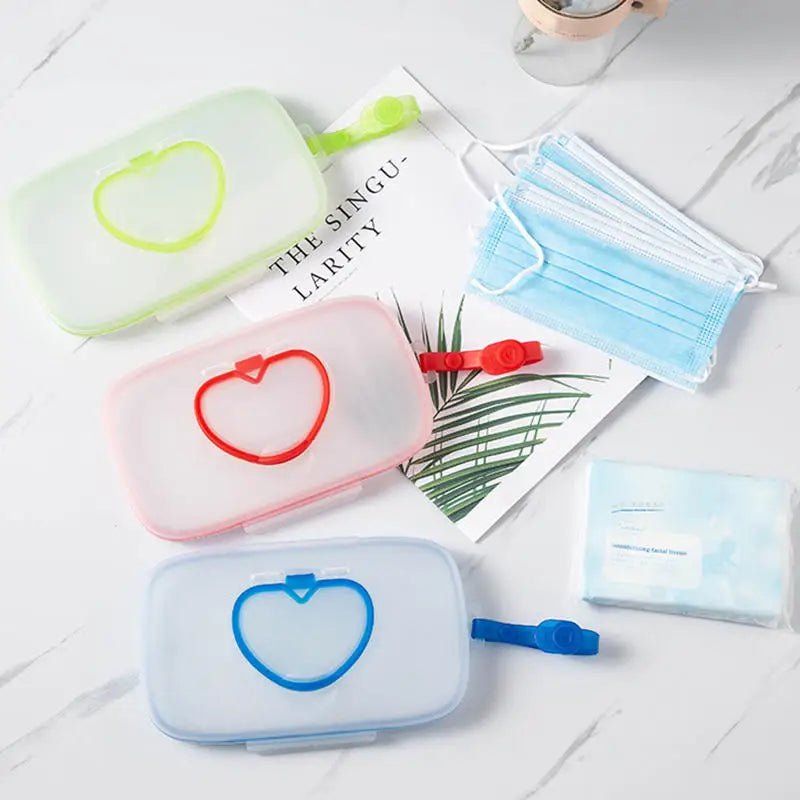 New Wipes Dispenser Baby Wipe Dispenser Reusable Portable Wipe Holder For Home And Travel Portable - La Tienda Bella