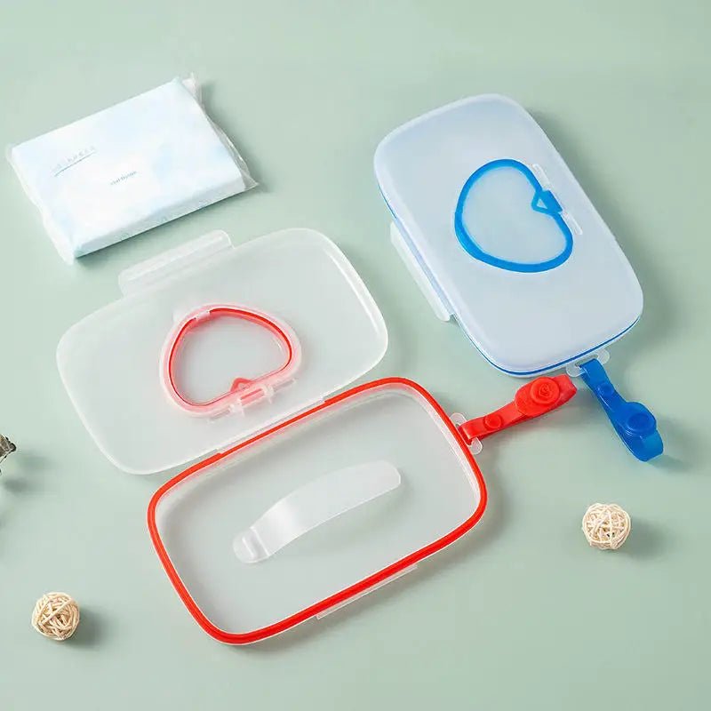 New Wipes Dispenser Baby Wipe Dispenser Reusable Portable Wipe Holder For Home And Travel Portable - La Tienda Bella