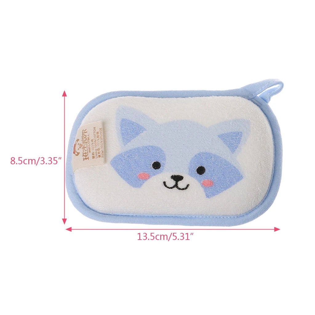 Newborn Baby Bath Brushes Infant Shower Sponge Cotton Rubbing Body Wash Towel - La Tienda Bella
